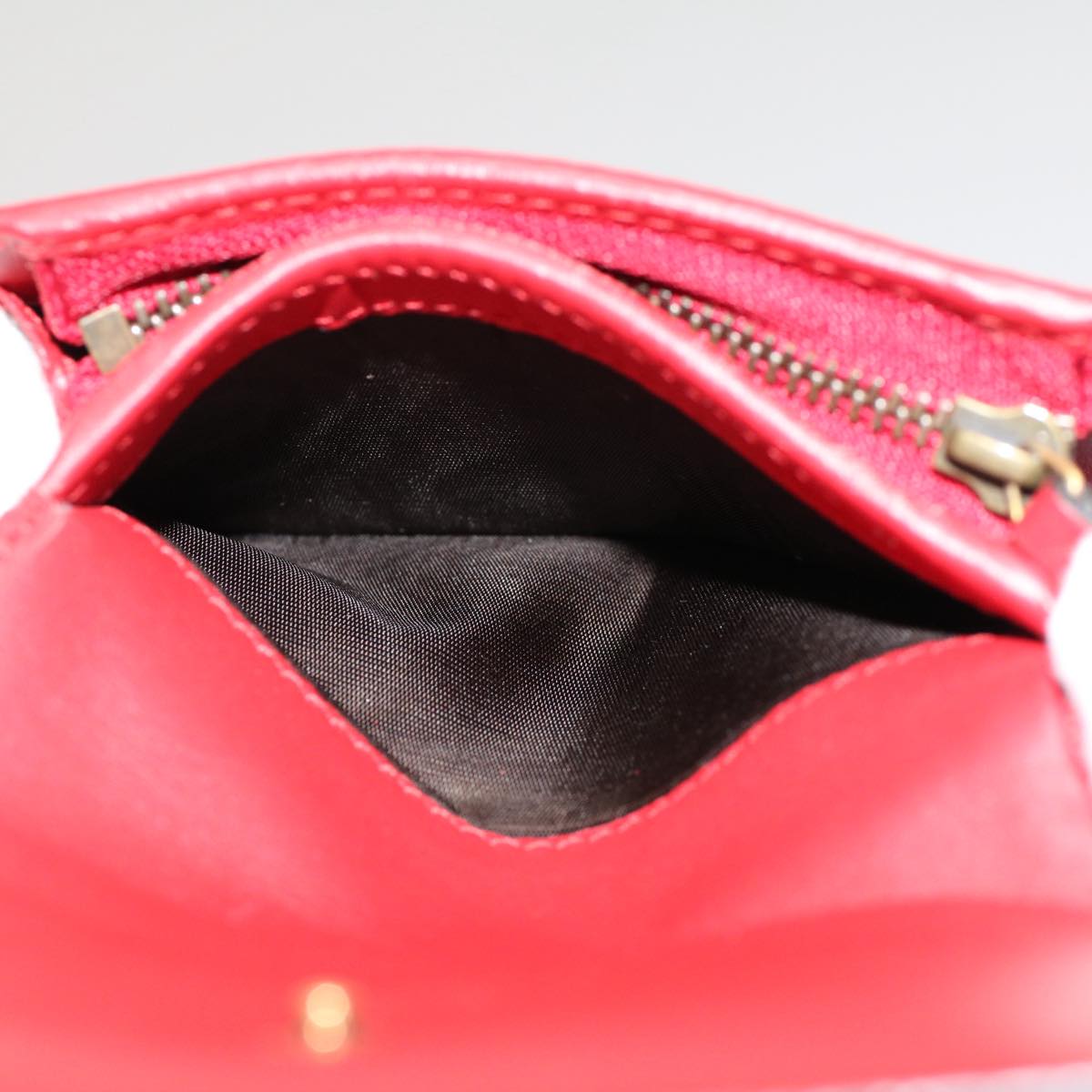 GUCCI GG Canvas Cherry Wallet PVC Leather Beige 476050 th3983