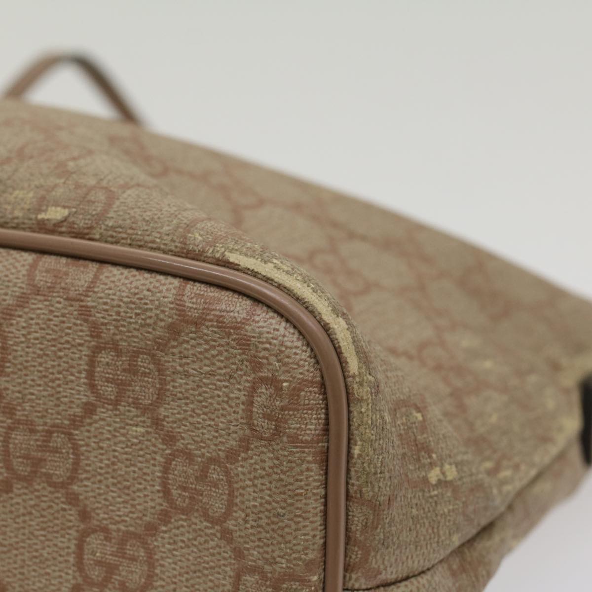 GUCCI GG Canvas Tote Bag 2way Pink 353439 th3999