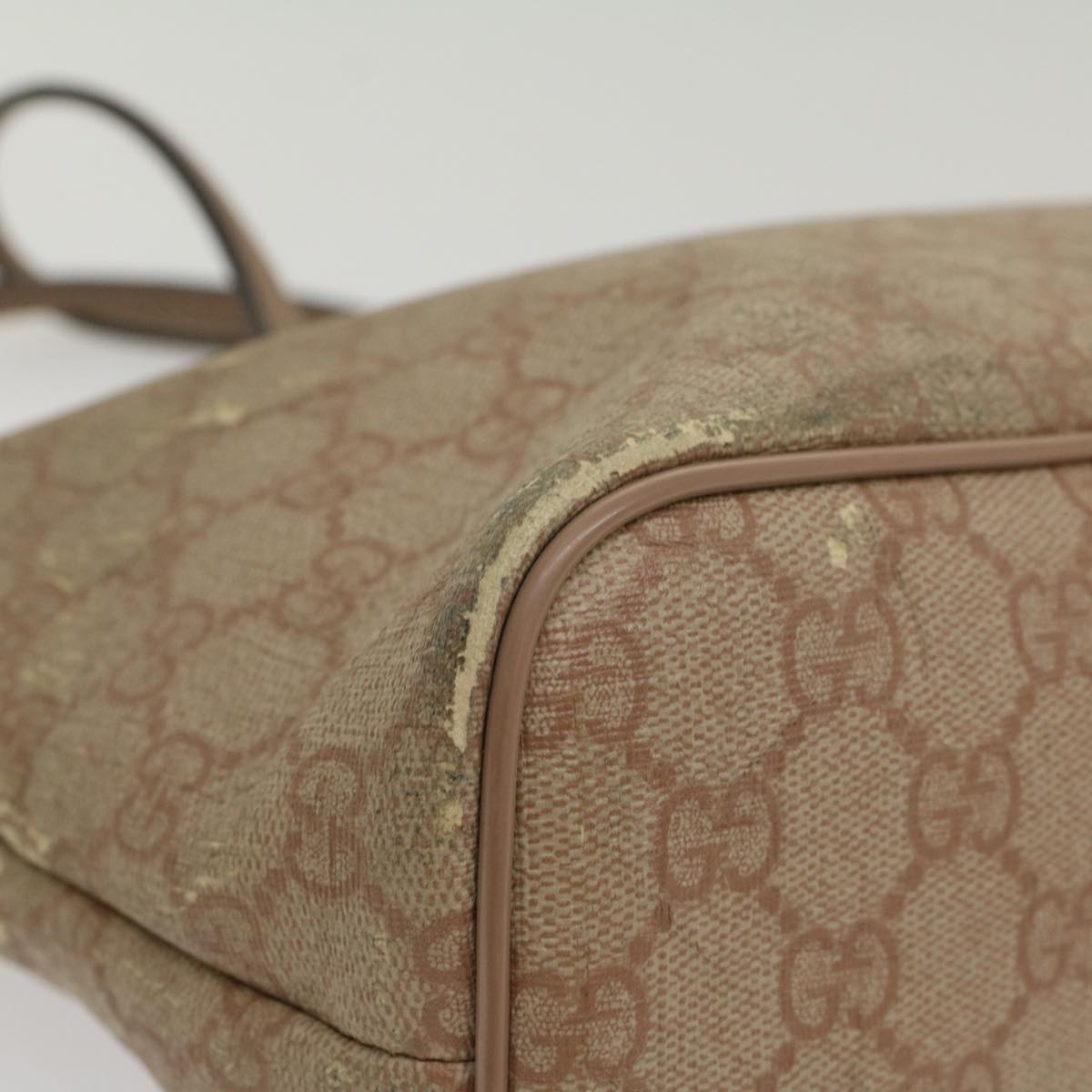 GUCCI GG Canvas Tote Bag 2way Pink 353439 th3999