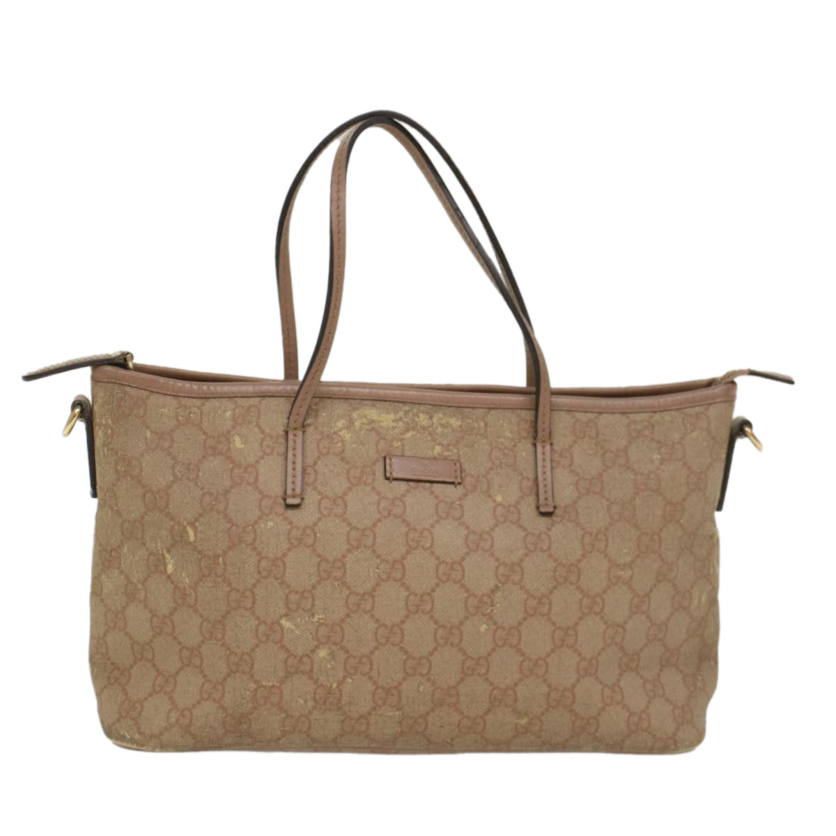 GUCCI GG Canvas Tote Bag 2way Pink 353439 th3999