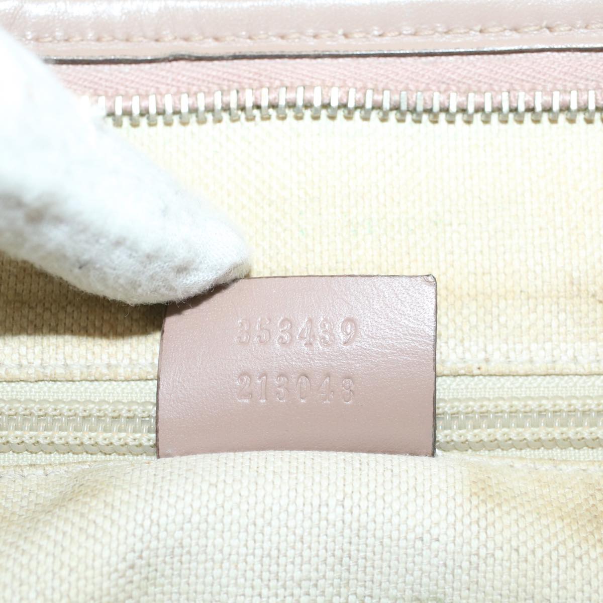 GUCCI GG Canvas Tote Bag 2way Pink 353439 th3999