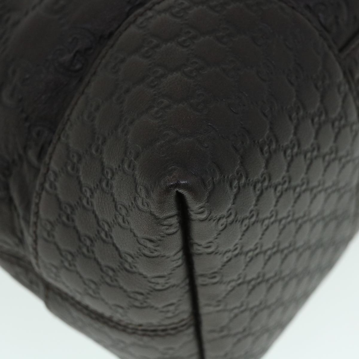 GUCCI GG Canvas Guccissima Shoulder Bag 2way Brown 353120 th4019
