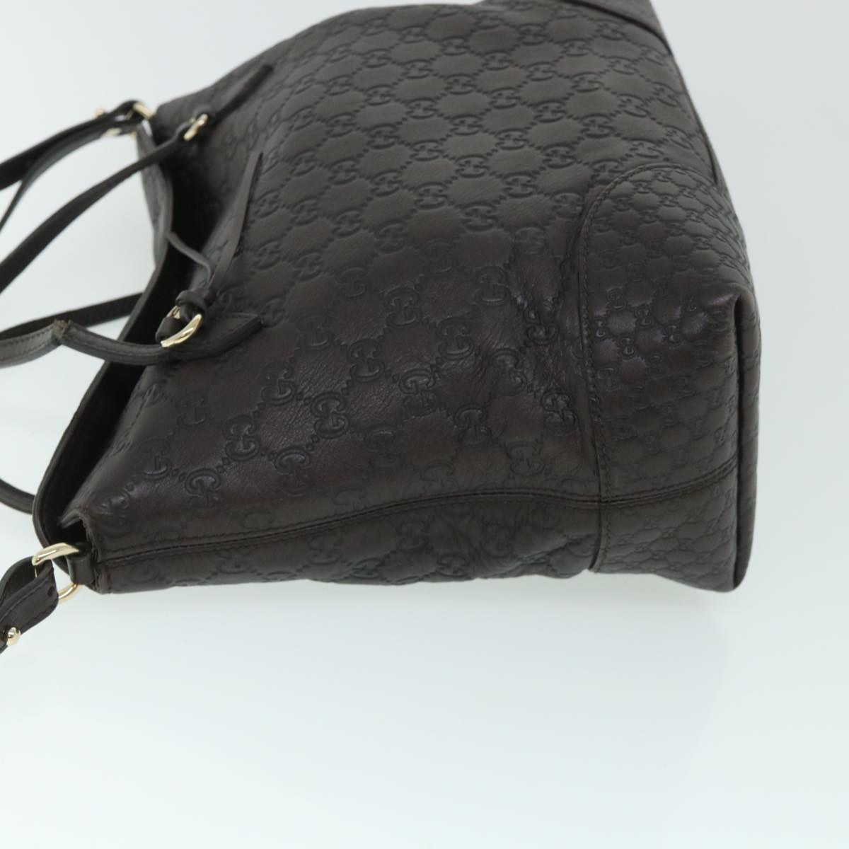 GUCCI GG Canvas Guccissima Shoulder Bag 2way Brown 353120 th4019