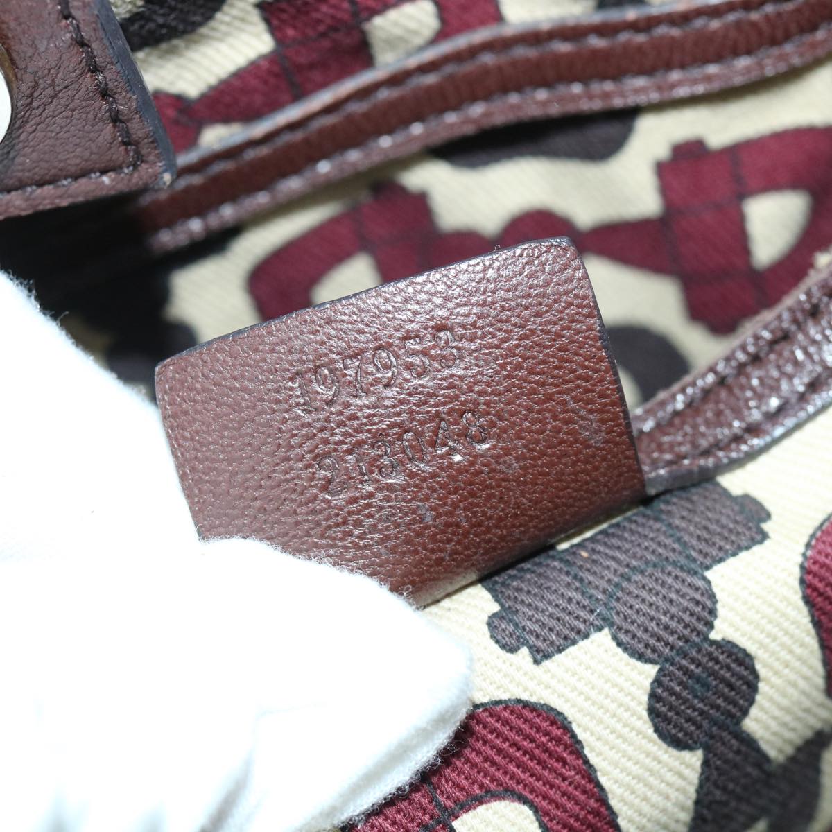 GUCCI GG Canvas Guccissima Shoulder Bag Brown 197953 th4020
