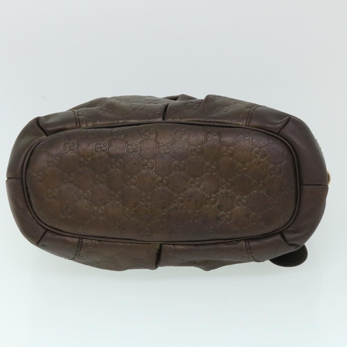 GUCCI GG Canvas Guccissima Hand Bag 2way Brown 247902 th4024