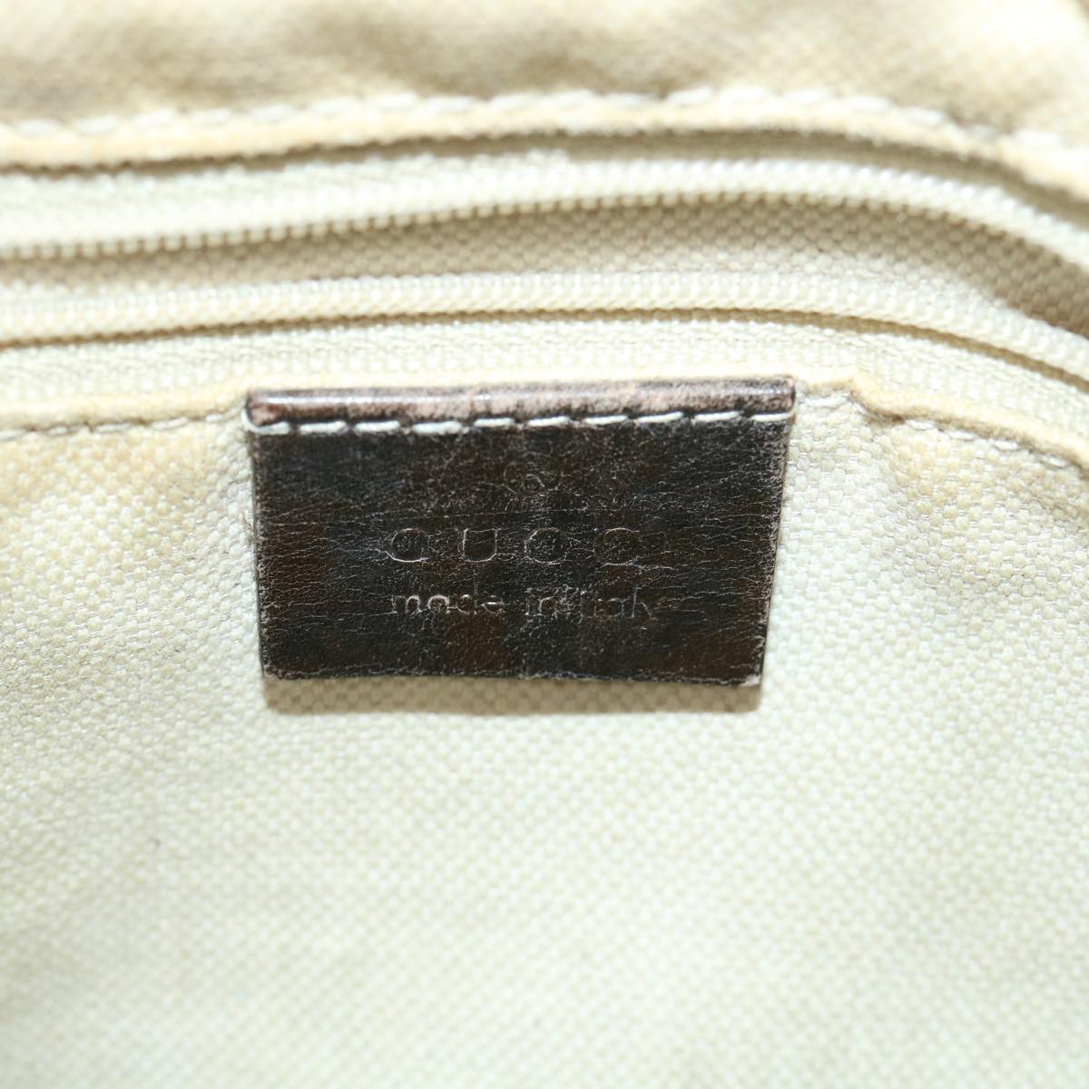 GUCCI GG Canvas Guccissima Hand Bag 2way Brown 247902 th4024