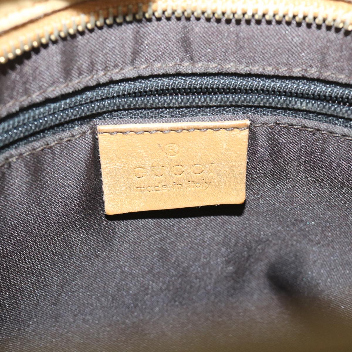 GUCCI GG Canvas Sherry Line Shoulder Bag Beige Red 001 4094 002113 th4031