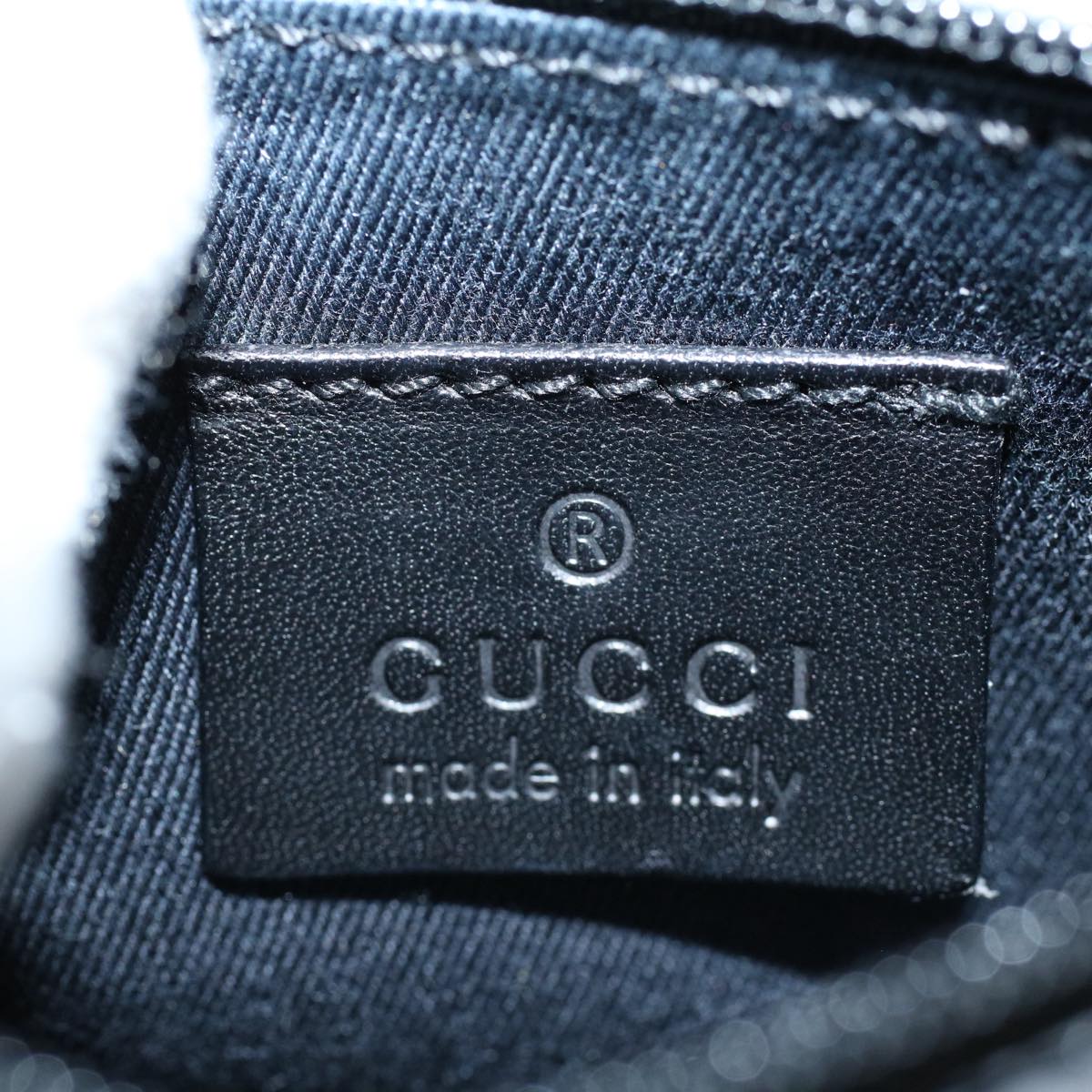 GUCCI GG Canvas Shoulder Bag Black 101919 th4064