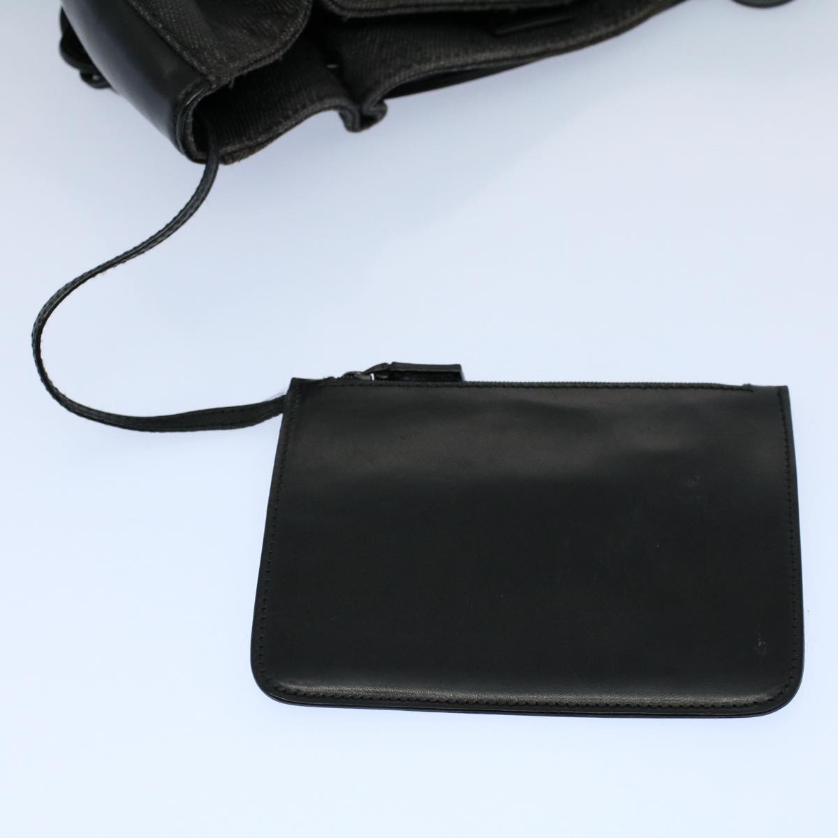 GUCCI GG Canvas Shoulder Bag Black 101919 th4064