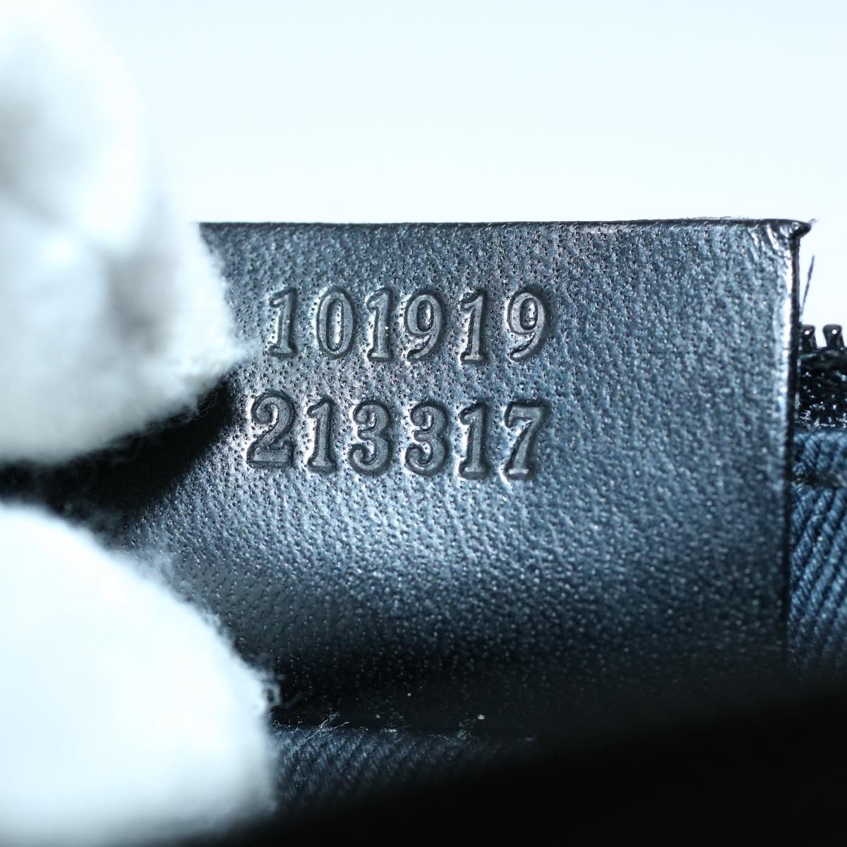 GUCCI GG Canvas Shoulder Bag Black 101919 th4064