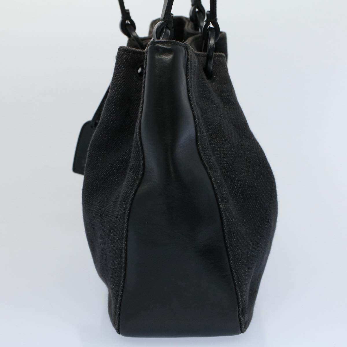 GUCCI GG Canvas Shoulder Bag Black 101919 th4064