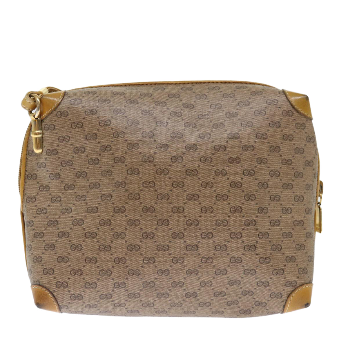 GUCCI Micro GG Supreme Shoulder Bag PVC Beige 007 104 4916 th4789