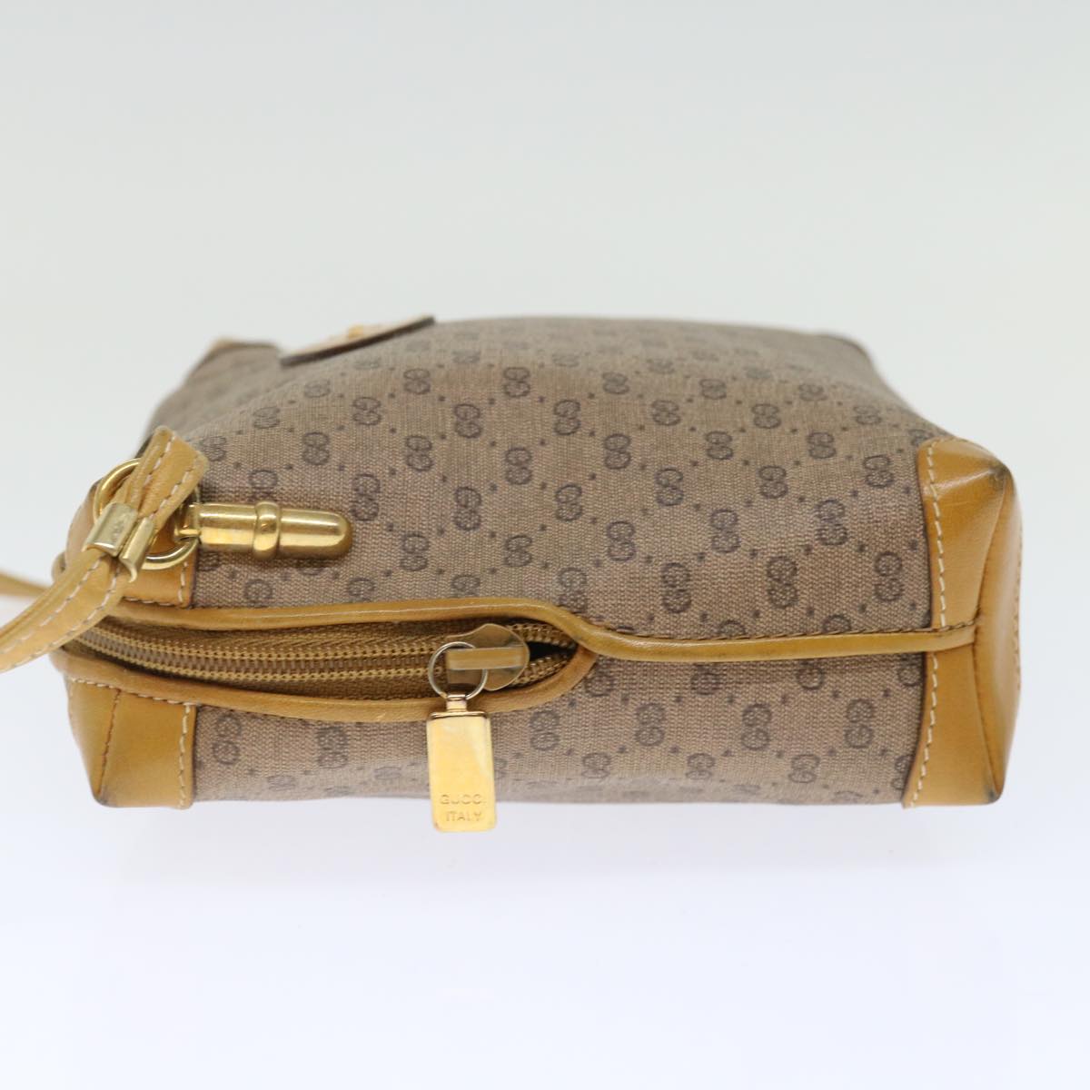 GUCCI Micro GG Supreme Shoulder Bag PVC Beige 007 104 4916 th4789