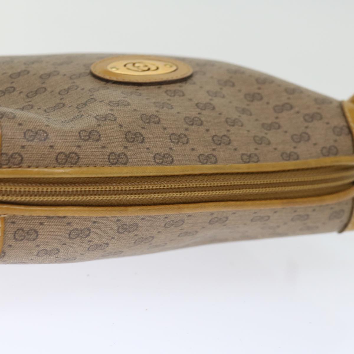 GUCCI Micro GG Supreme Shoulder Bag PVC Beige 007 104 4916 th4789
