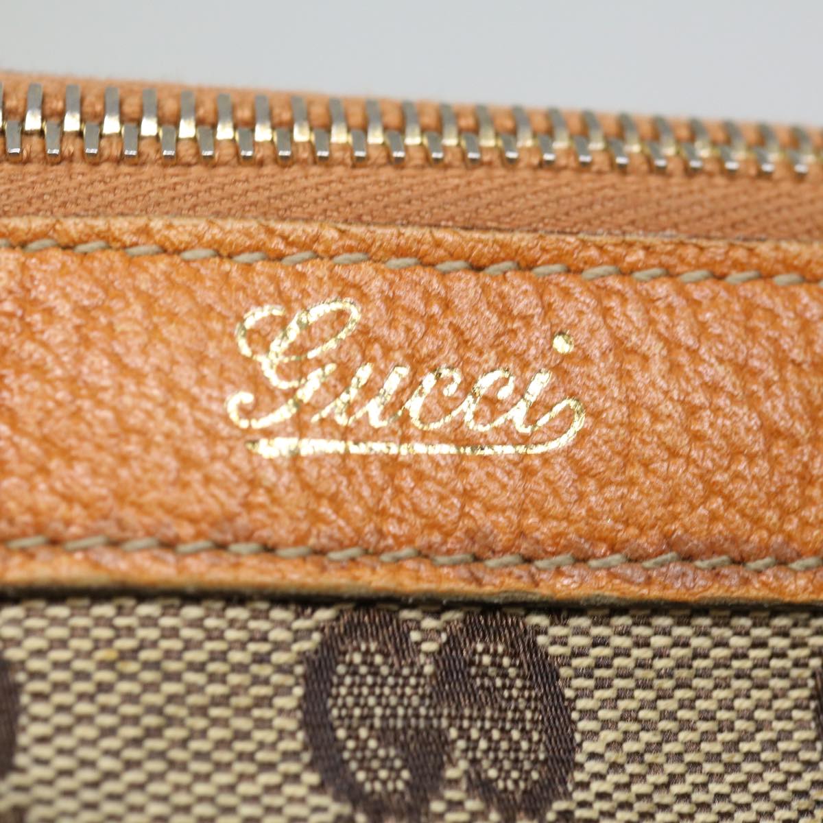 GUCCI GG Canvas Abbey Tote Bag Beige 141470 th4806