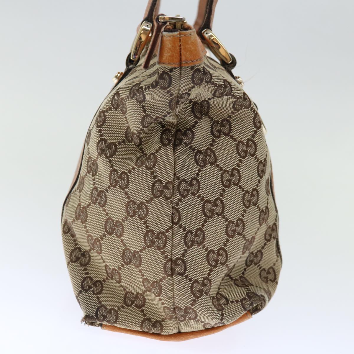 GUCCI GG Canvas Abbey Tote Bag Beige 141470 th4806
