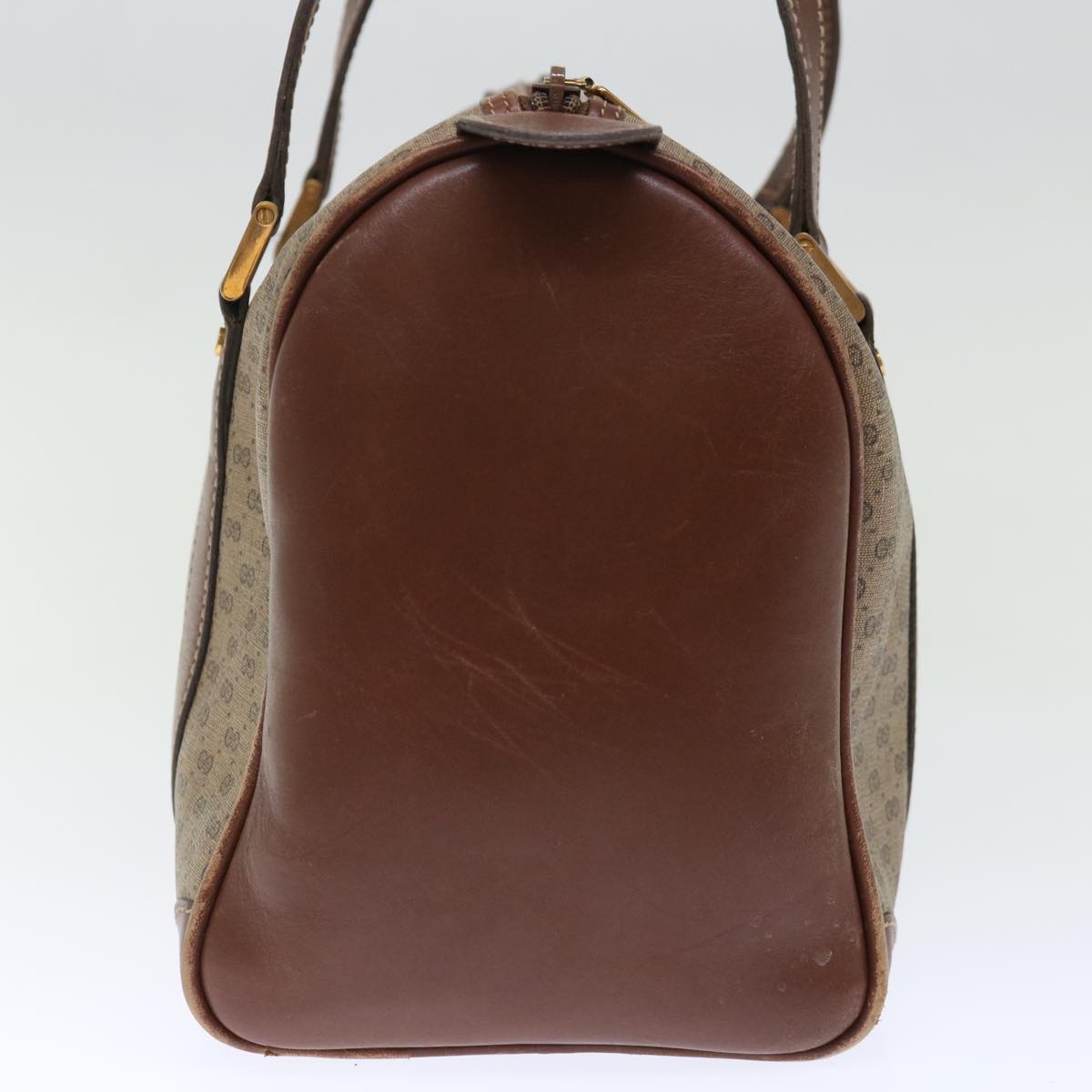GUCCI Micro GG Supreme Shoulder Bag PVC Beige th4821