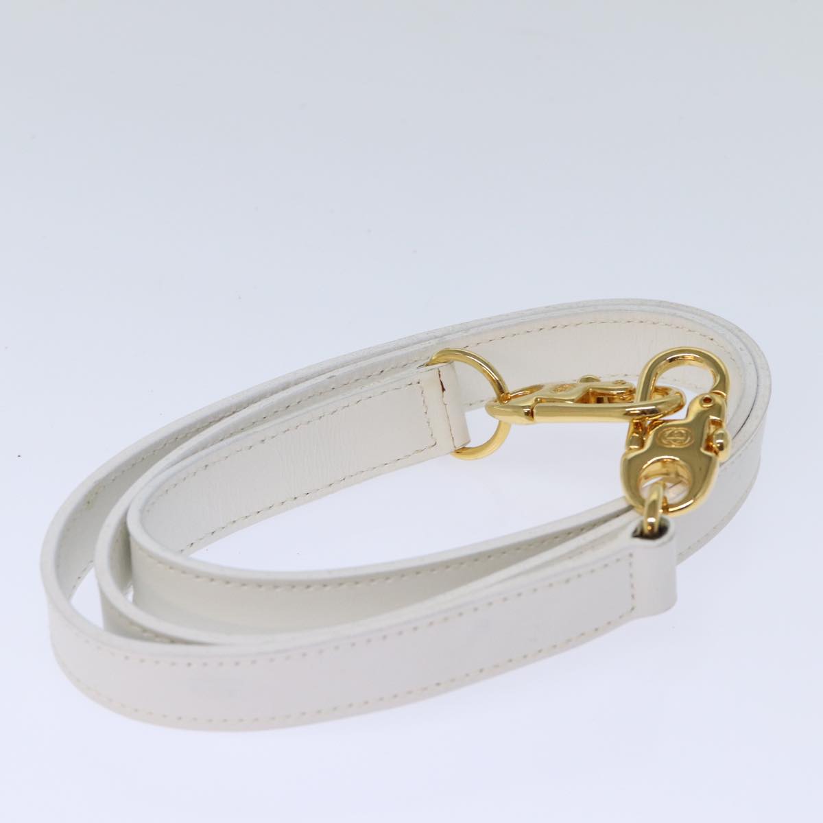 GUCCI Micro GG Canvas Hand Bag PVC 2way White 002 123 0167 th4828