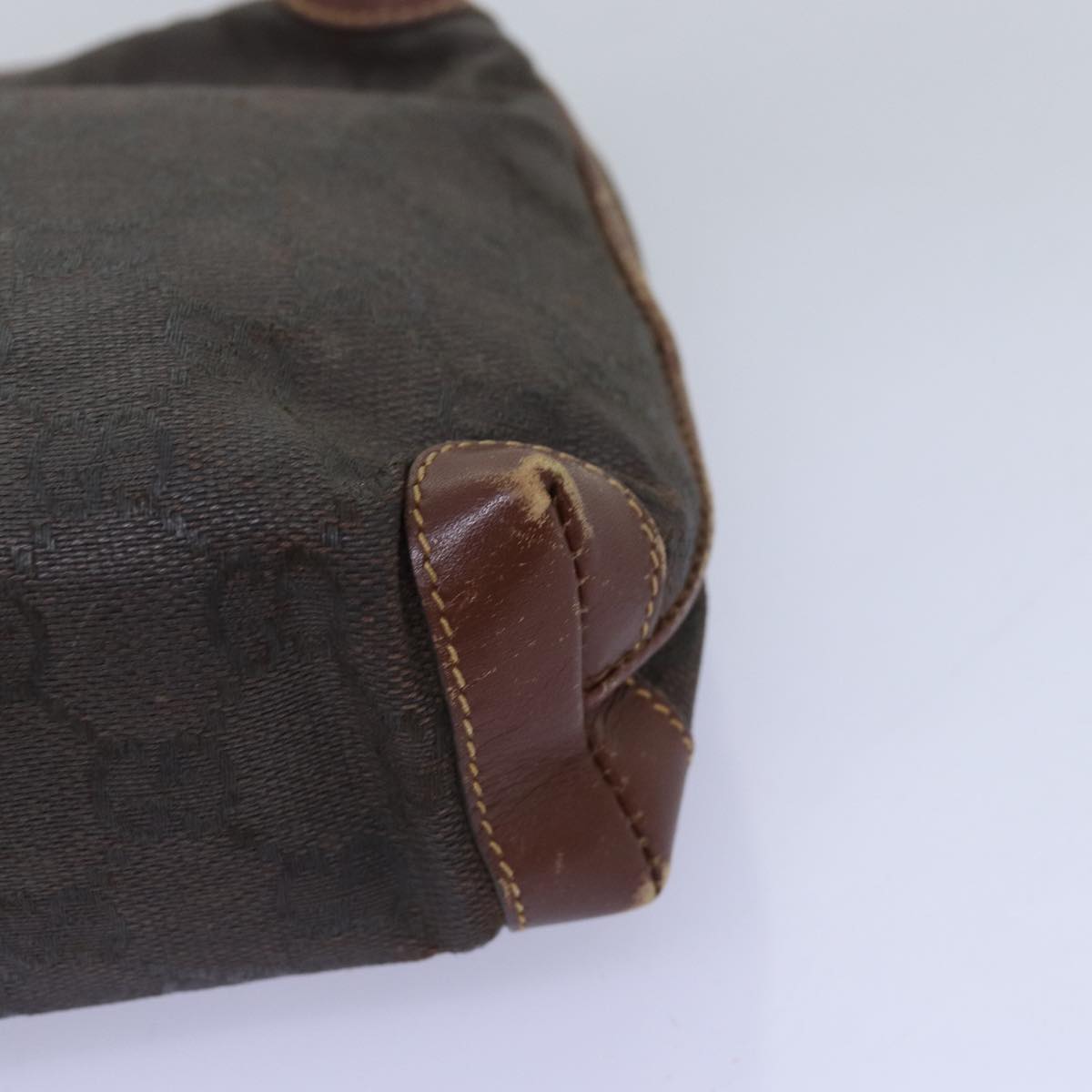 GUCCI GG Canvas Shoulder Bag Brown 007 104 4916 th4893
