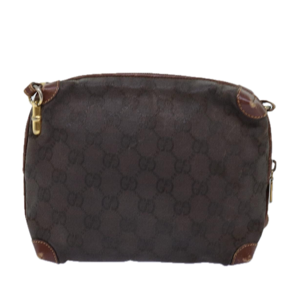 GUCCI GG Canvas Shoulder Bag Brown 007 104 4916 th4893
