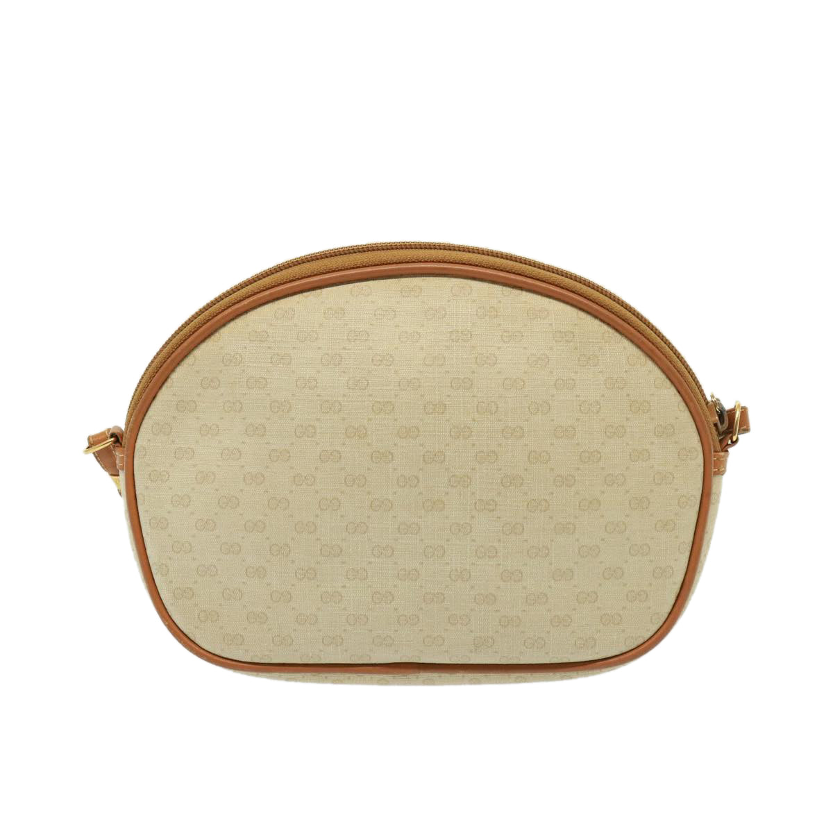 GUCCI Micro GG Supreme Shoulder Bag PVC Leather Beige 007 983 1113 th5073