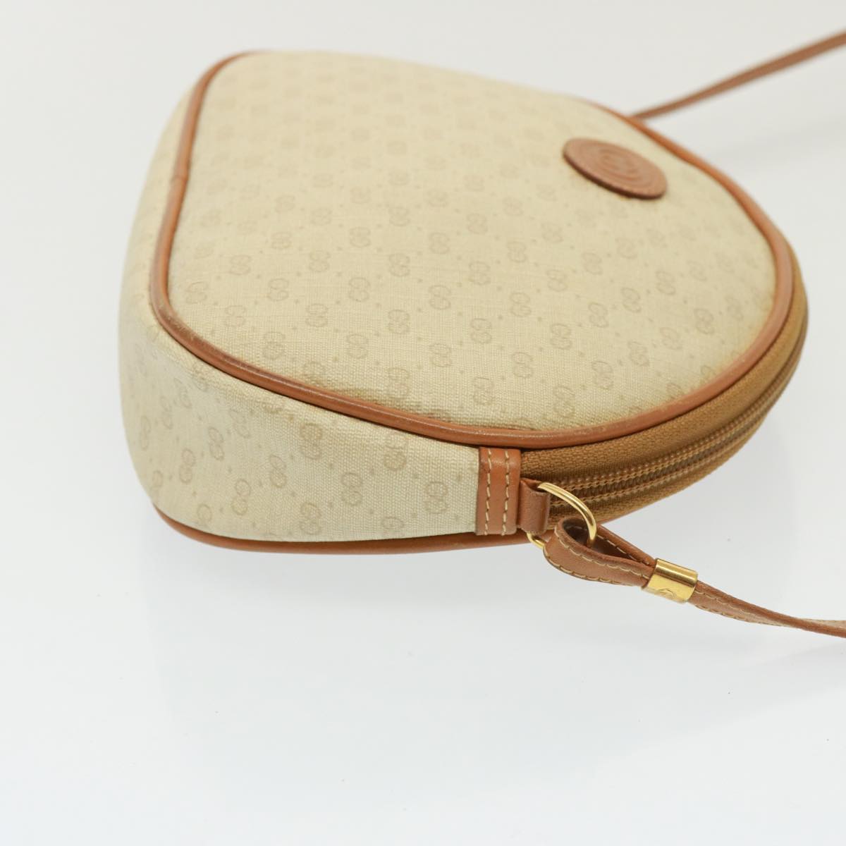GUCCI Micro GG Supreme Shoulder Bag PVC Leather Beige 007 983 1113 th5073