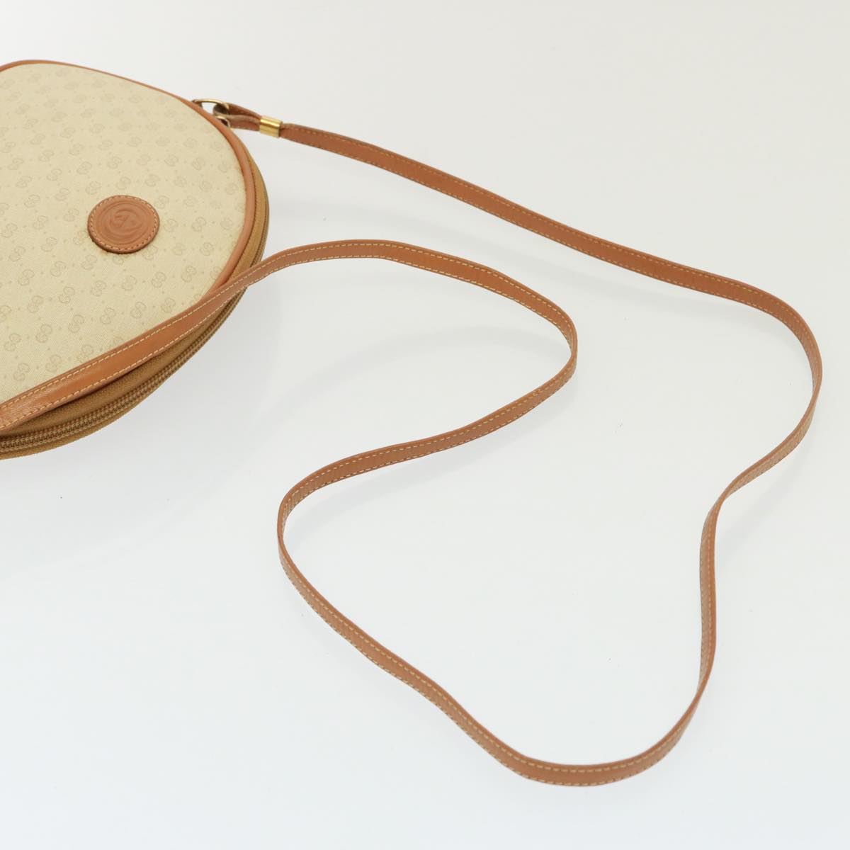 GUCCI Micro GG Supreme Shoulder Bag PVC Leather Beige 007 983 1113 th5073