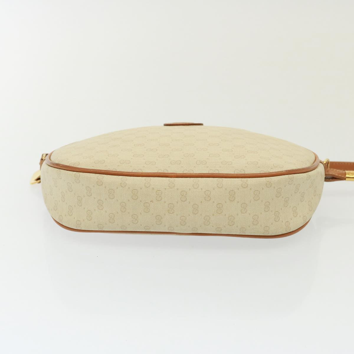 GUCCI Micro GG Supreme Shoulder Bag PVC Leather Beige 007 983 1113 th5073