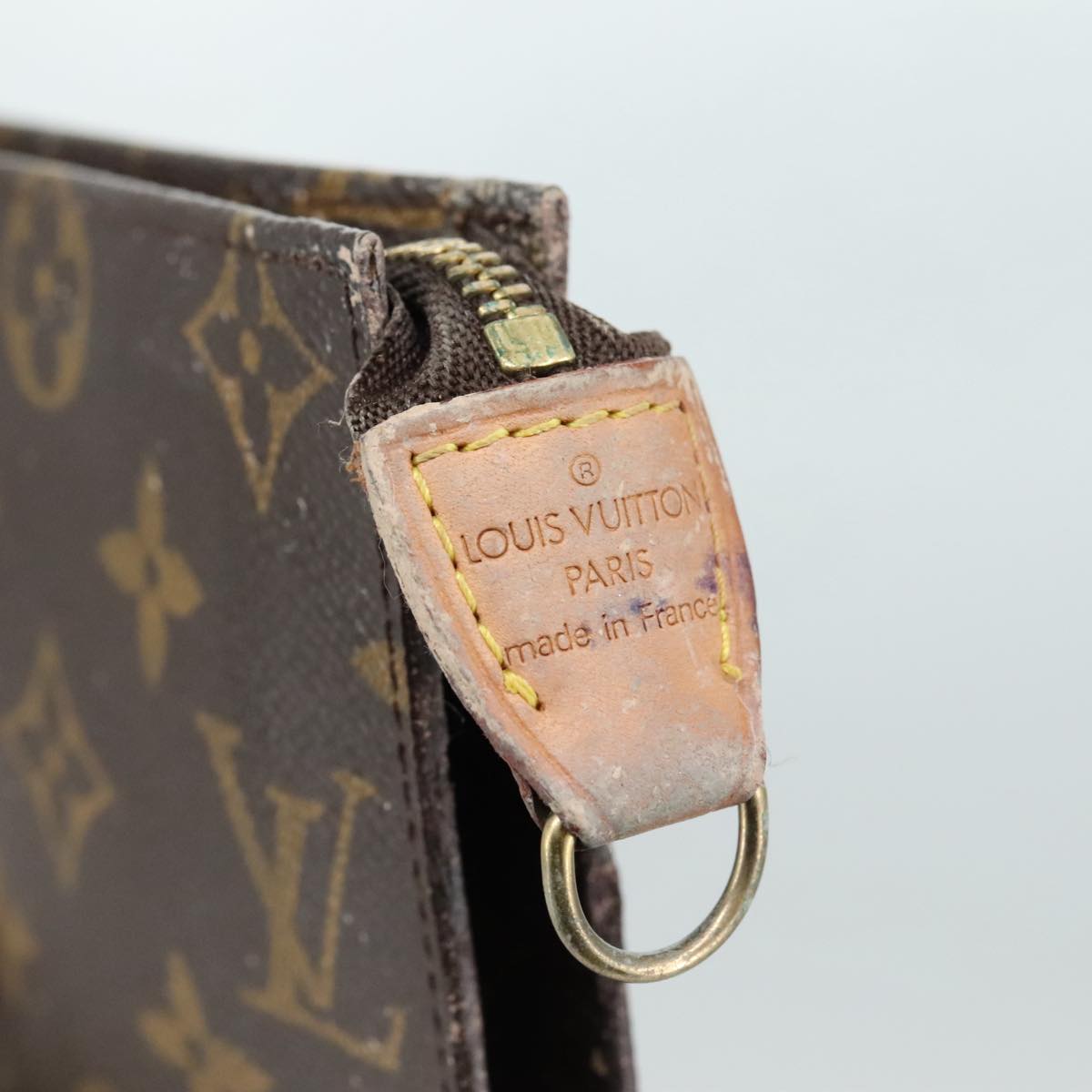 LOUIS VUITTON Monogram Bucket GM Pouch Accessory Pouch LV th5503