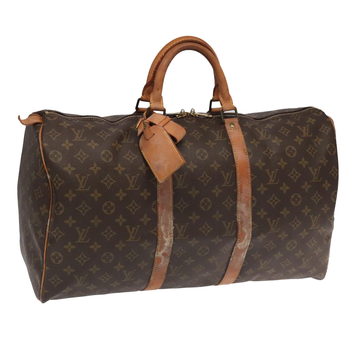 LOUIS VUITTON Monogram Keepall 50 Boston Bag M41426 LV th5528