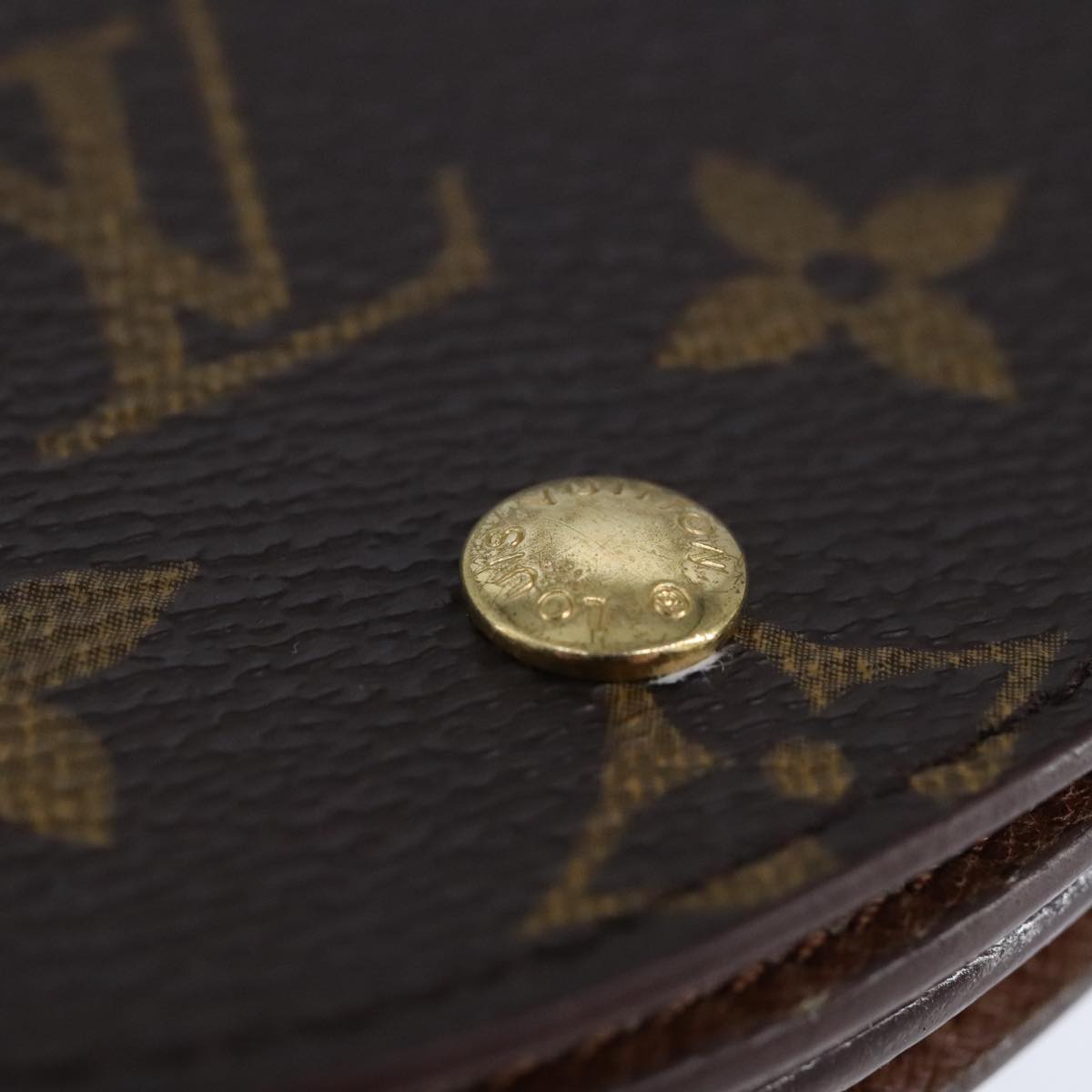 LOUIS VUITTON Monogram Porte Monnaie Guze Coin Purse M61970 LV th5538