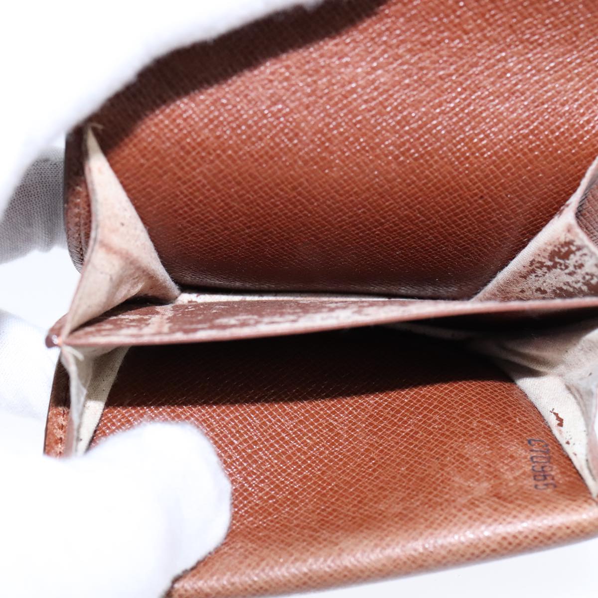 LOUIS VUITTON Monogram Porte Monnaie Guze Coin Purse M61970 LV th5538