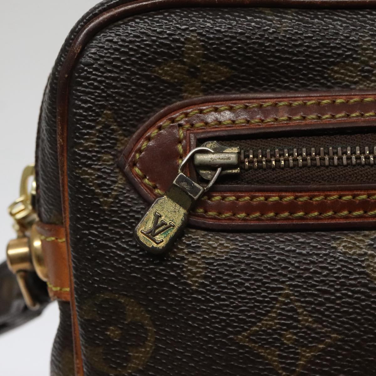 LOUIS VUITTON Monogram Marly Dragonne GM Clutch Bag M51825 LV th5558