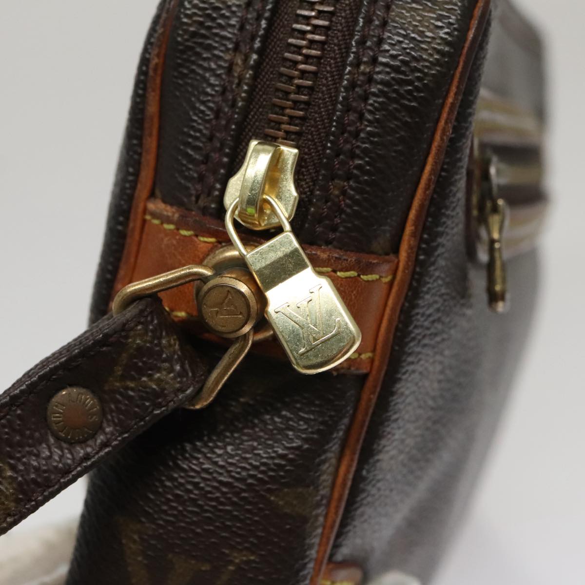 LOUIS VUITTON Monogram Marly Dragonne GM Clutch Bag M51825 LV th5558