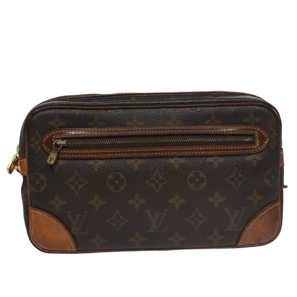 LOUIS VUITTON Monogram Marly Dragonne GM Clutch Bag M51825 LV th5558