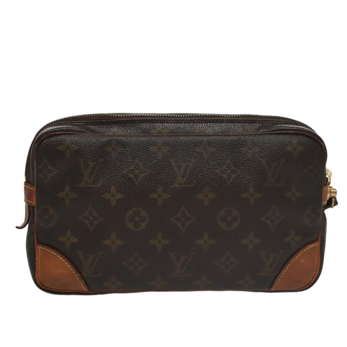 LOUIS VUITTON Monogram Marly Dragonne GM Clutch Bag M51825 LV th5558
