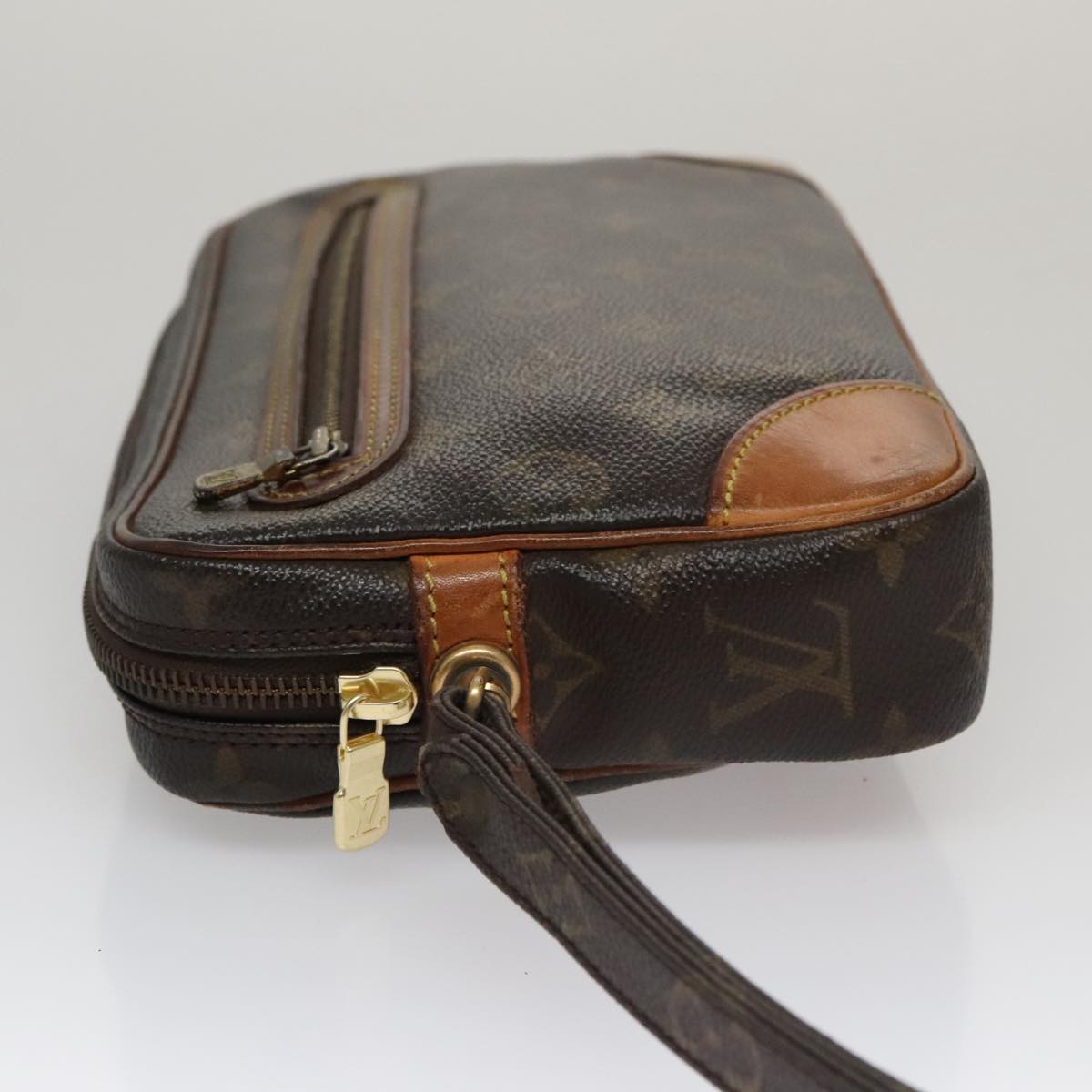 LOUIS VUITTON Monogram Marly Dragonne GM Clutch Bag M51825 LV th5558