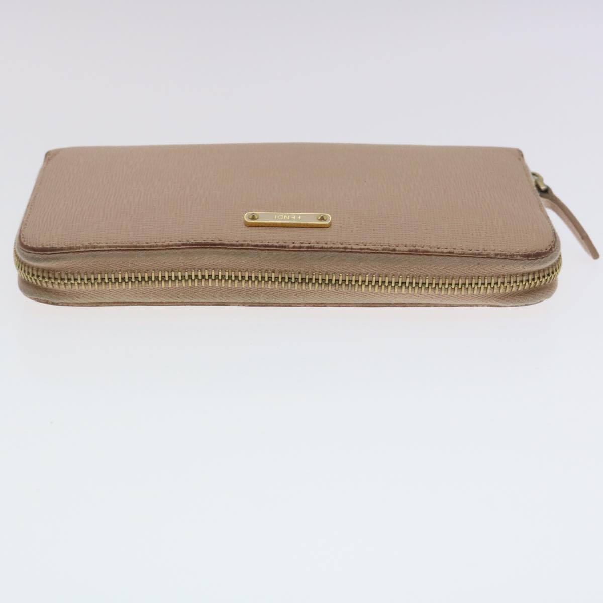 FENDI Long Wallet Leather Pink 29198