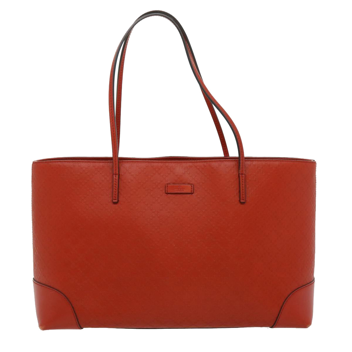 GUCCI Diamante Lax Tote Bag Leather Red 353397 30343