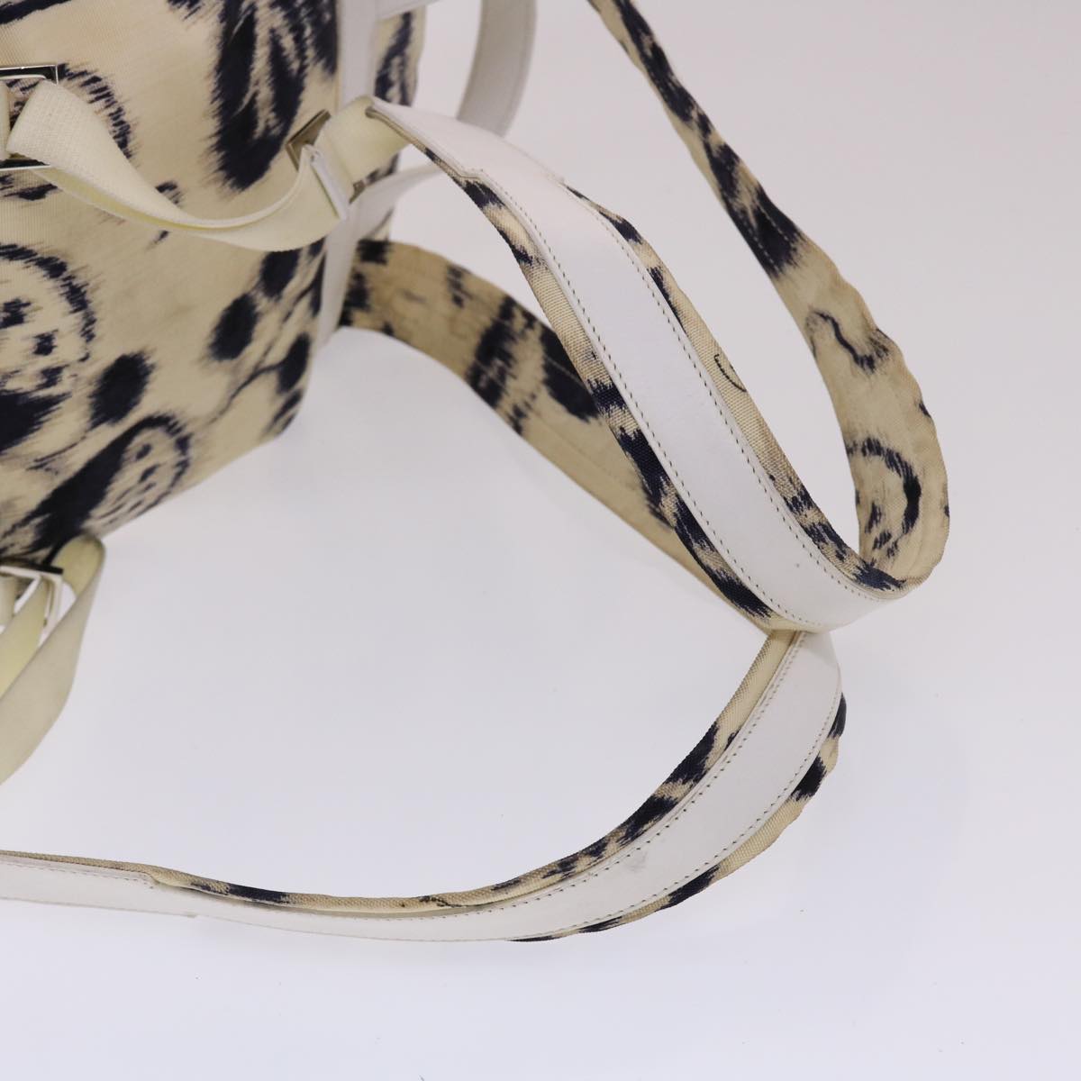 GUCCI Backpack Canvas White Navy 003 9242 002058 ar9137