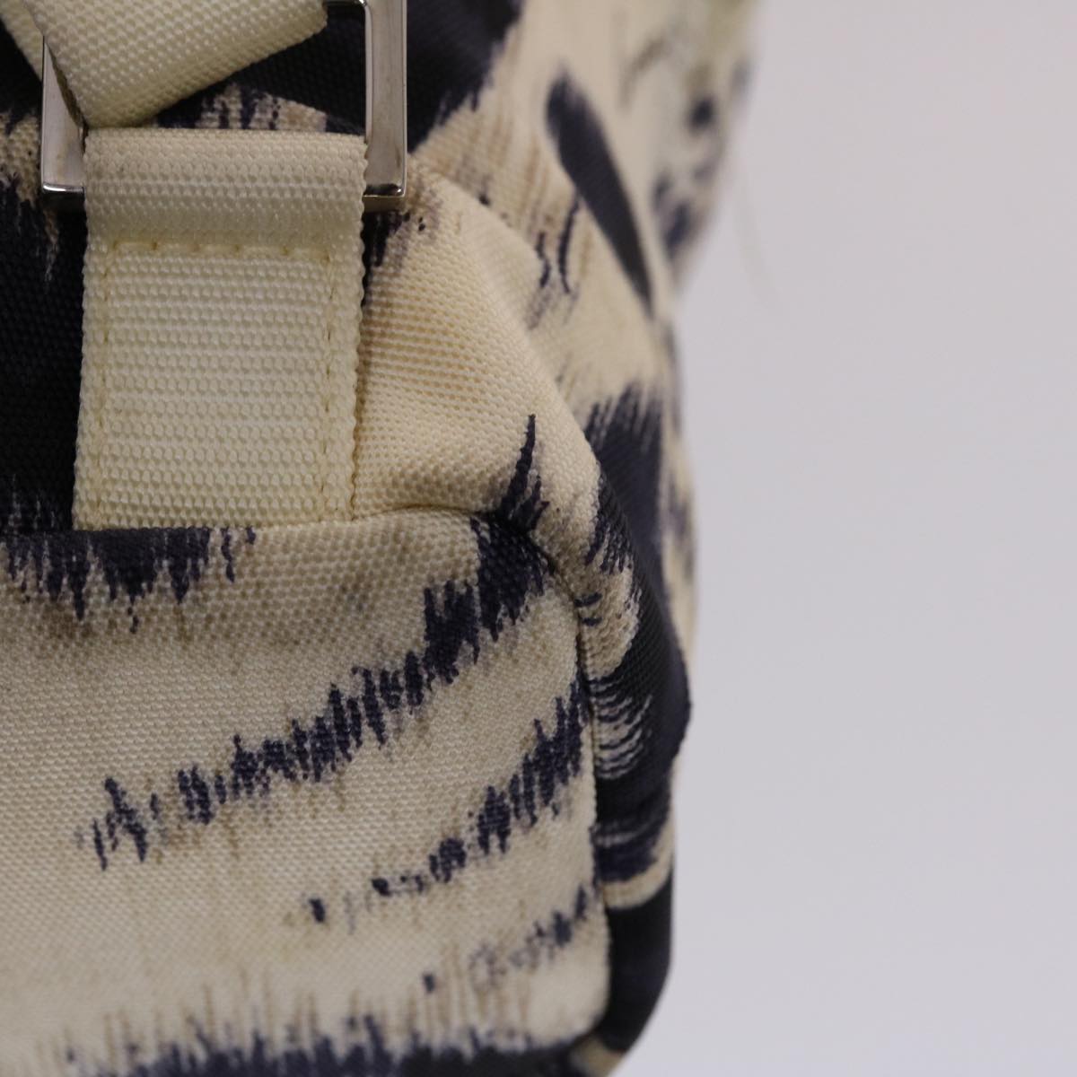 GUCCI Backpack Canvas White Navy 003 9242 002058 ar9137