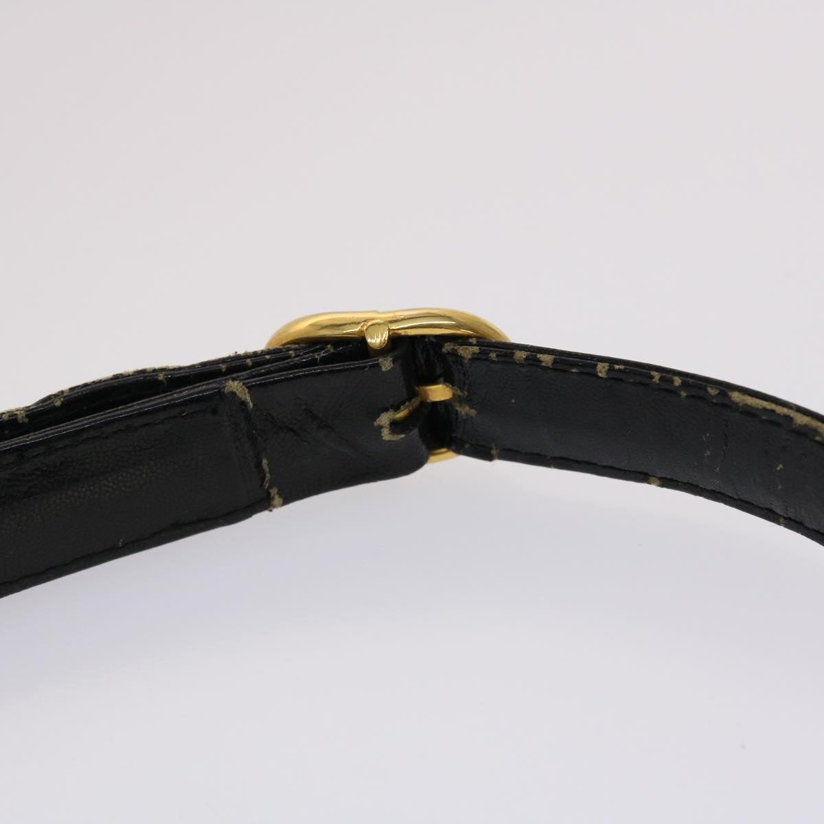 GUCCI Shoulder Bag Leather Black bs2567