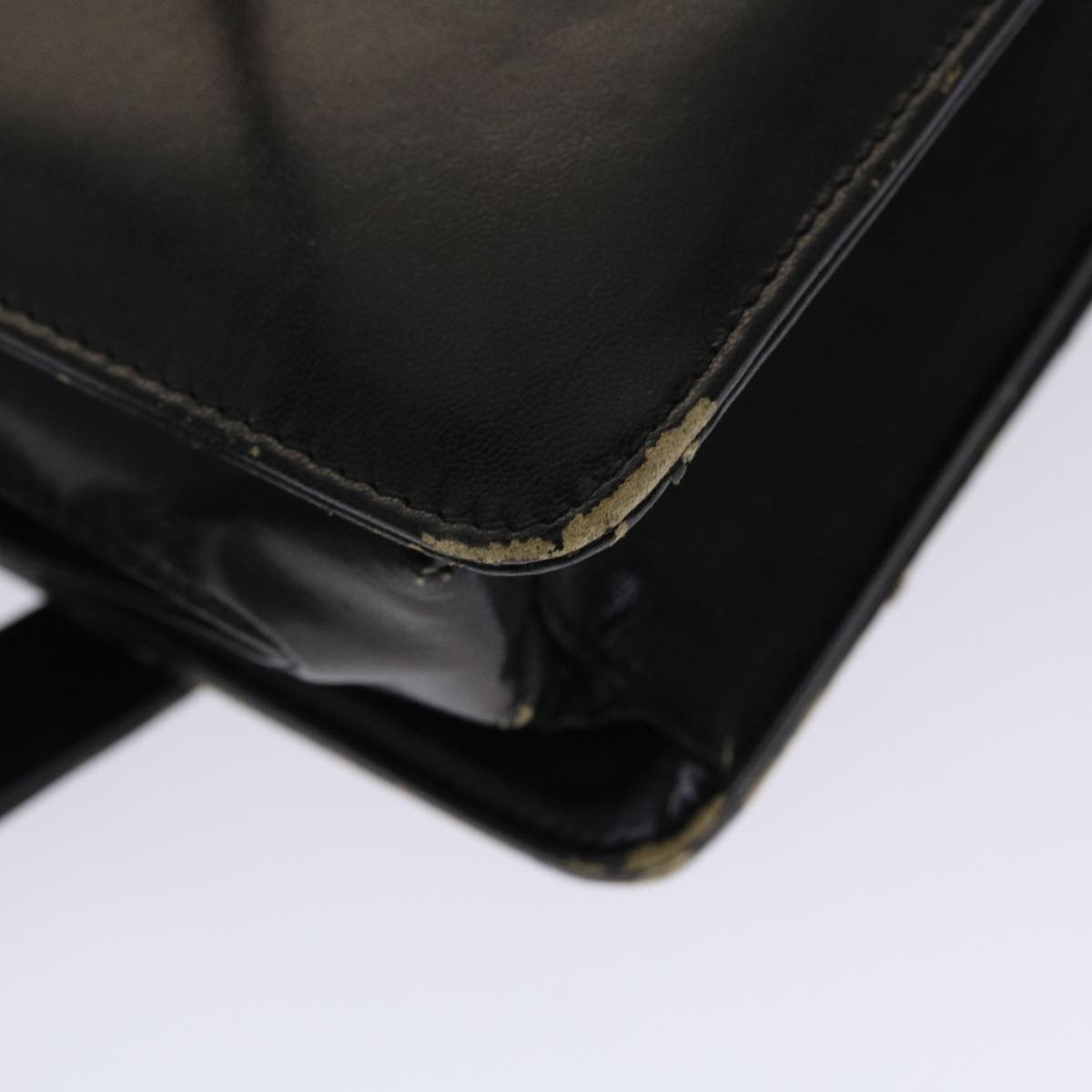 GUCCI Shoulder Bag Leather Black bs2567