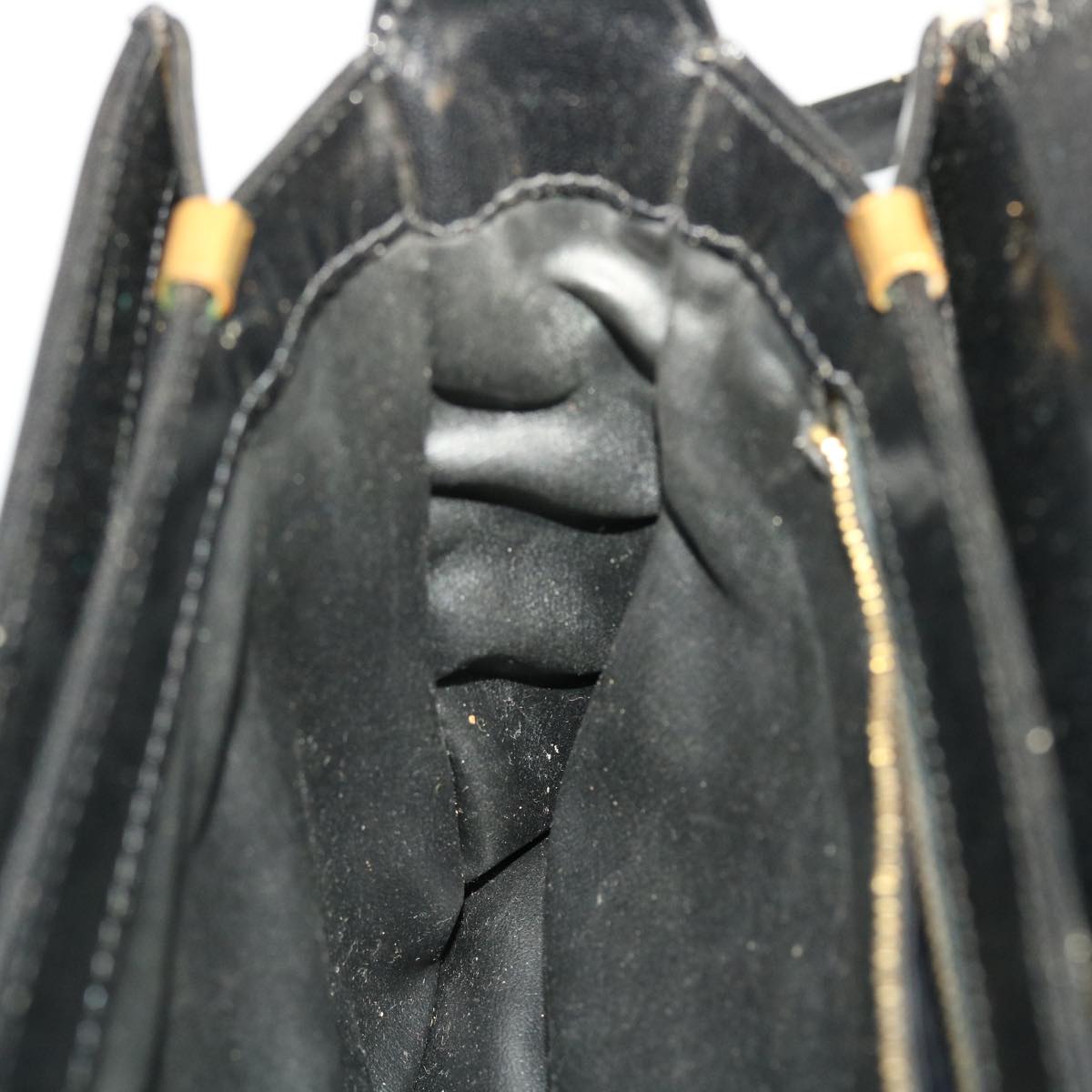 GUCCI Shoulder Bag Leather Black bs2567