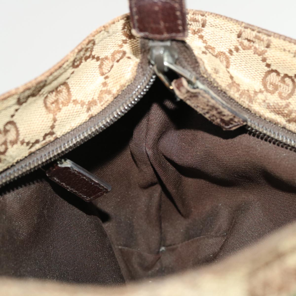 GUCCI GG Canvas Web Sherry Line Shoulder Bag Beige Green Red 189749 ti1038