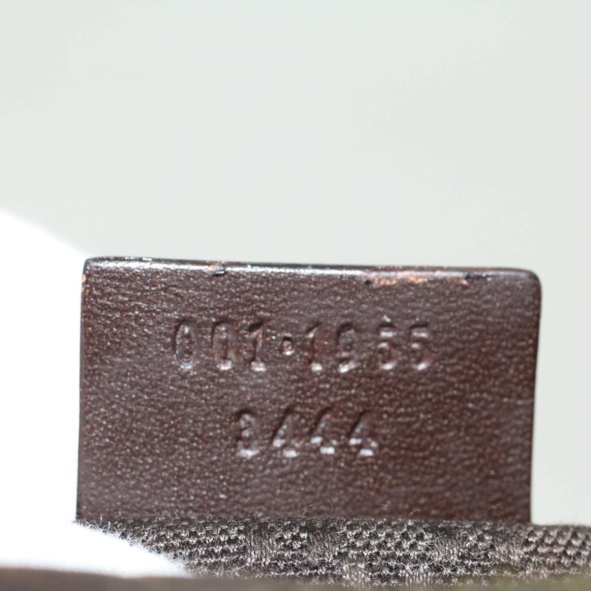 GUCCI Shoulder Bag Canvas Khaki ti1043