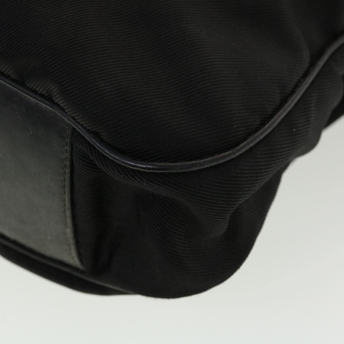 GUCCI Bamboo Hand Bag Canvas 2way Black 001 1577 2615 ti1056