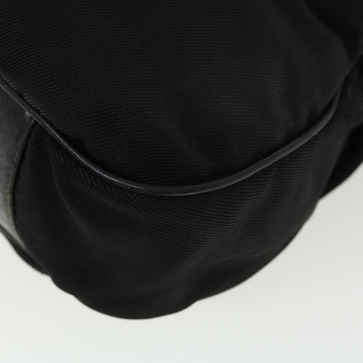 GUCCI Bamboo Hand Bag Canvas 2way Black 001 1577 2615 ti1056