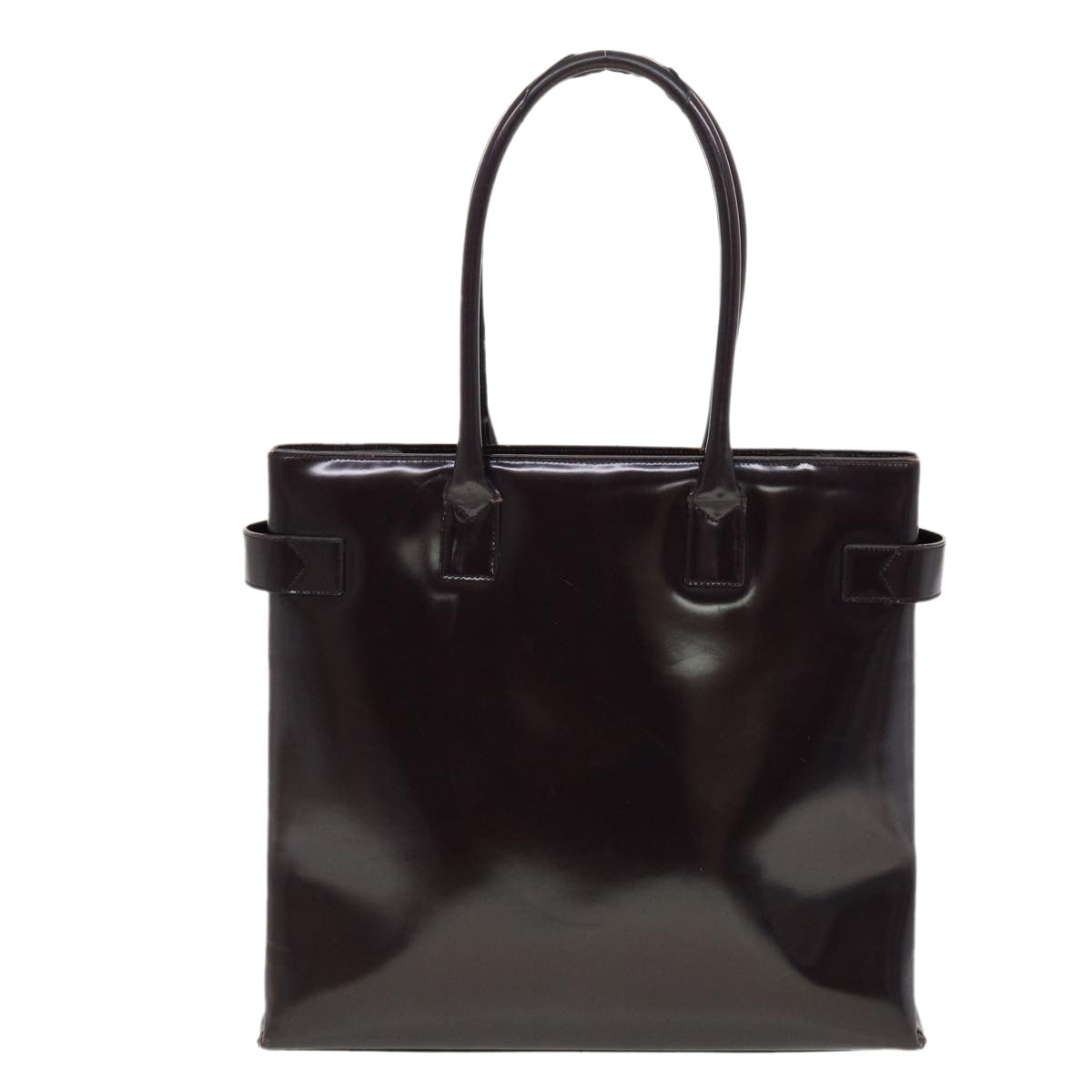 GUCCI Shoulder Bag Leather Purple ti1095