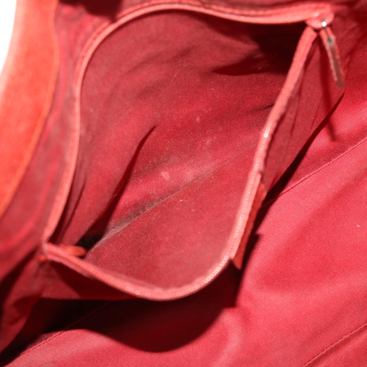 GUCCI GG Canvas Tote Bag Red ti1130